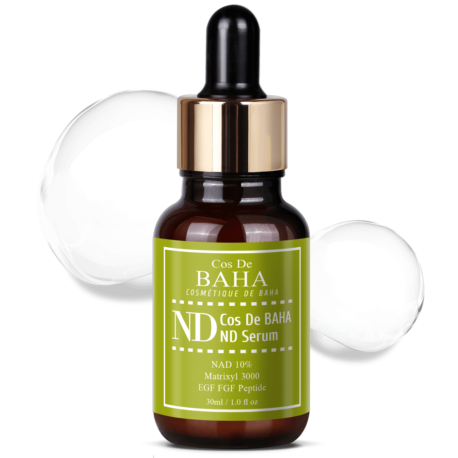 NAD 10% Matrixyl 3000 EGF FGF Peptide Hyaluronic Acid Serum (ND) (30ml)