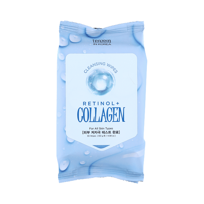Retinol Collagen Cleansing Wipes (30 매(Wipes) 
130 g)