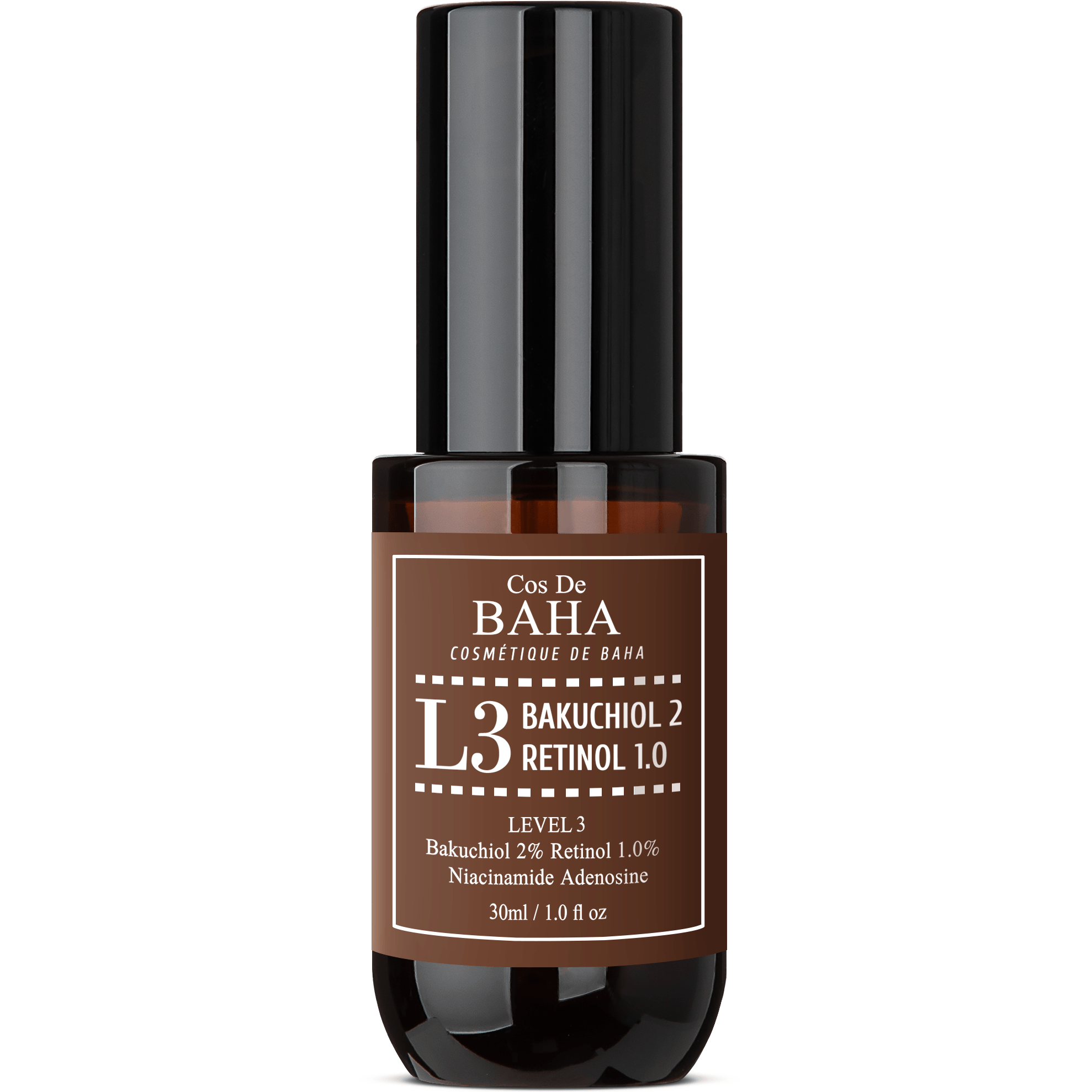 Bakuchiol 2% Retinol 1% Niacinamide Vitamin E Serum (L3) (30ml)